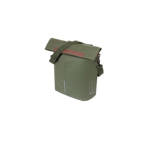 Bolsa trasera BASIL "City Shopper", 14-16L, verde musgo