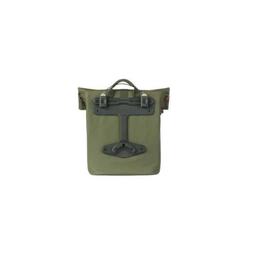 Bolsa trasera BASIL "City Shopper" MIK Studs, 14-16L, verde musgo