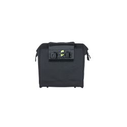Bolsa trasera BASIL "Grand Flower", 23L, negra