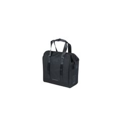 Bolsa trasera BASIL "Grand Flower", 23L, negra