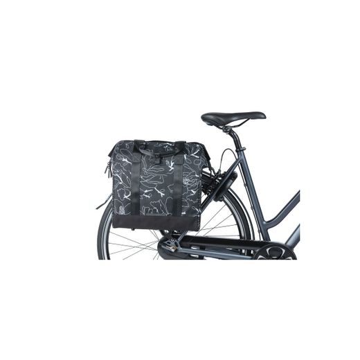 Bolsa trasera BASIL "Grand Shopper", 23L, negra