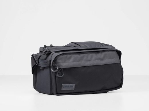 Bolsa trasera con alforjas bontrager mik utility trunk negro