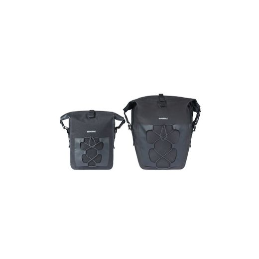 Bolsa trasera impermeable BASIL "Navigator Waterproof", 25-31L, negra