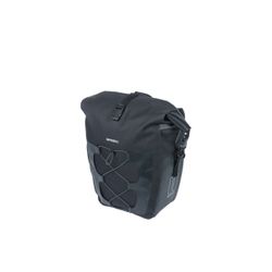 Bolsa trasera impermeable BASIL "Navigator Waterproof L" MIK Studs, 22L, negra