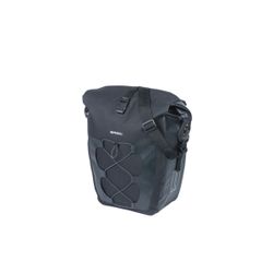 Bolsa trasera impermeable BASIL "Navigator Waterproof L" MIK Studs, 22L, negra