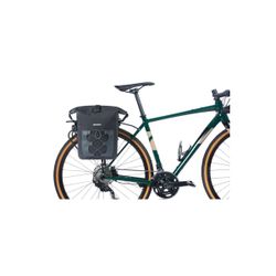 Bolsa trasera impermeable BASIL "Navigator Waterproof M" MIK Studs, 14L, negra