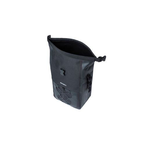 Bolsa trasera impermeable BASIL "Navigator Waterproof M" MIK Studs, 14L, negra