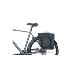 Bolsa trasera izquierda impermeable BASIL "Tour Waterproof Left", 14L, negra