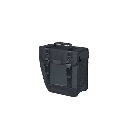 Bolsa trasera izquierda impermeable BASIL "Tour Waterproof Left", 14L, negra