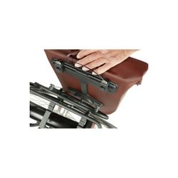 Bolsa trasero BASIL "City Shopper" MIK Studs, 14-16L, marrón