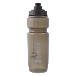 Botella de agua PRO CLOUDY 750 sin cápsula protectora - NEGRO TRANSPARENTE