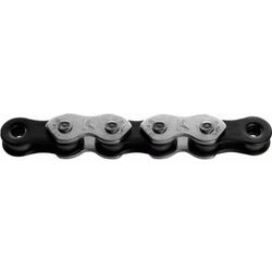 Cadena kmc k1 ancha 110 eslabones 1v cromada/negra