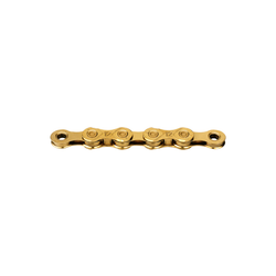 Cadena X12 WAXED TI-N 12v - 126 eslabones, dorado, recubrimiento de cera