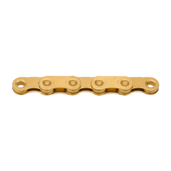 Cadena XFLAT TOP ENCERADA TI-N 12-13v  - 126 eslabones, oro, revestimiento de cera