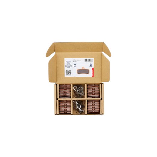 Caja de pastillas de freno BBB "DiscStop HP Sintered" tipo Shimano New Saint (20uds.)