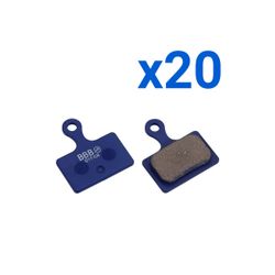 Caja de pastillas de freno "DiscStop" compatibe con Shimano Flat-Mount BR-RS505/805 c/spring (20uds.)