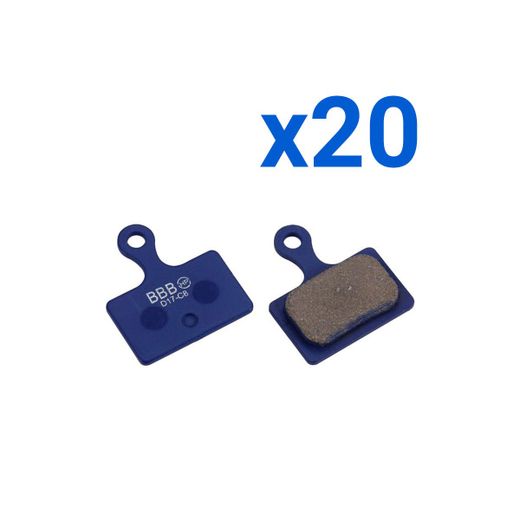 Caja de pastillas de freno "DiscStop" compatibe con Shimano Flat-Mount BR-RS505/805 c/spring (20uds.)
