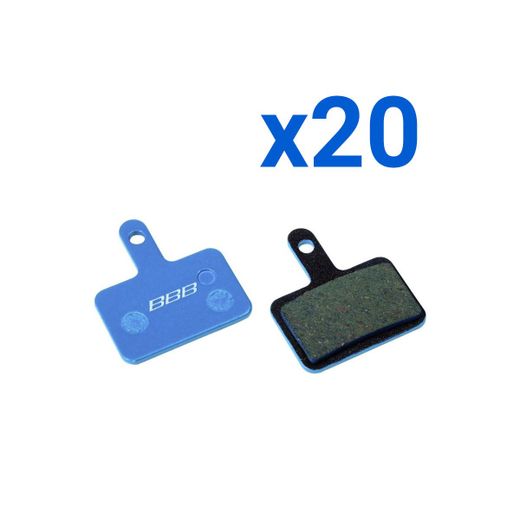 Caja de pastillas de freno "DiscStop" tipo Shimano Deore M575, M525, M486, M485 touring (20uds.)