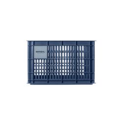 Caja de plástico reciclado para bicicletas BASIL M, 29.5L, azulona