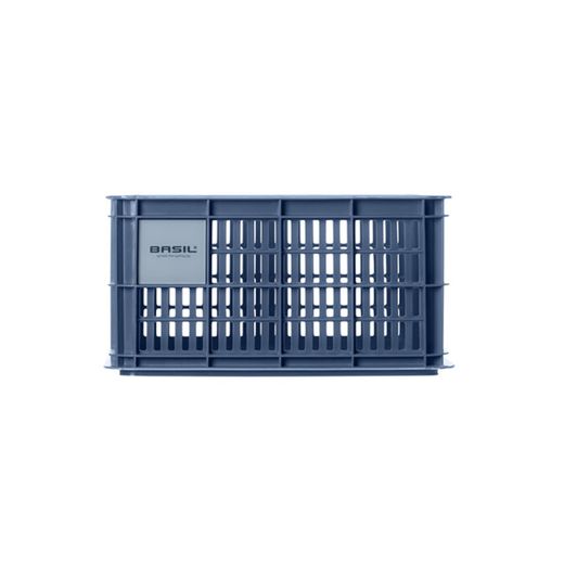 Caja de plástico reciclado para bicicletas BASIL S, 17.5L, azul