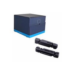 Caja de zapatas "TechStop", Negro (25x4-50 pares)