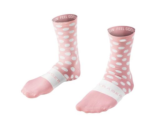 Bontrager race crew xl socks (46-48) pink frosting