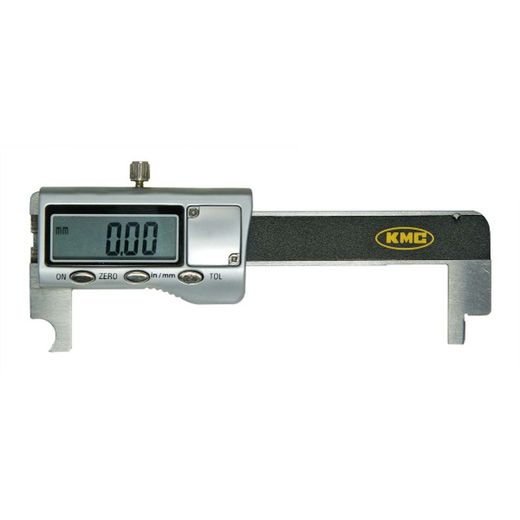 Contrôle électronique de l'allongement de la chaîne de jauge