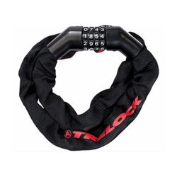 Trelock bc260 combination chain padlock 110 cm - 5 mm without support black safety 2