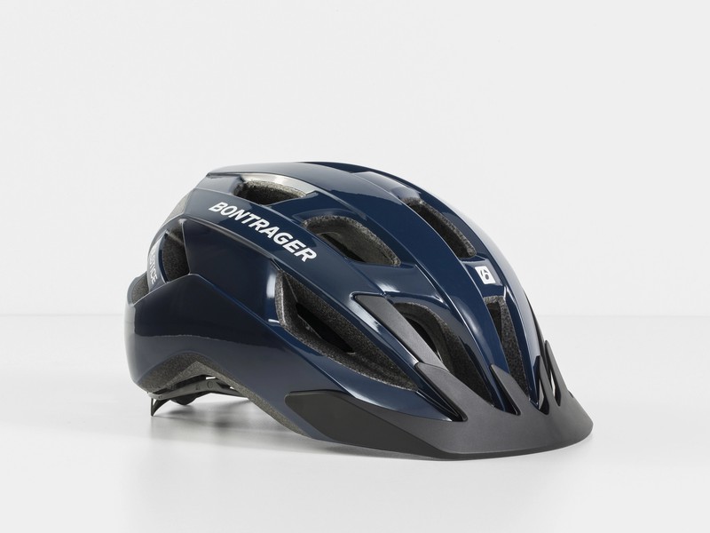 navy blue cycling helmet