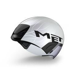 Casque MET Condatronca blanc/argent