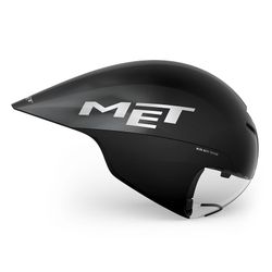 CASCO MET DRONE WIDE BODY II NEGRO METALICO BRILLO 55/58 M