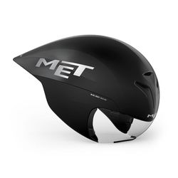 CASCO MET DRONE WIDE BODY II NEGRO METALICO BRILLO 55/58 M