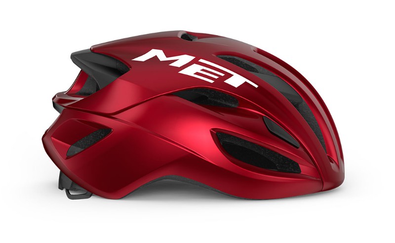 Casco bici marca Met modelo rivale color rojo o negro — OnVeló Cycling