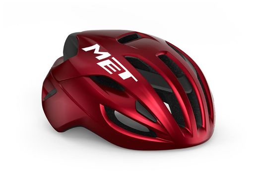 Casque Met rivale rouge ou noir