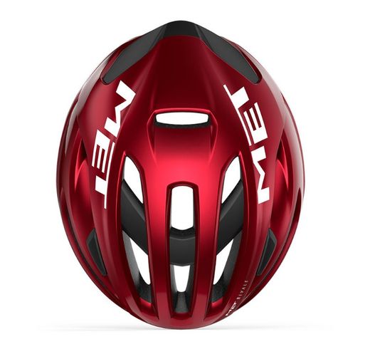 Casque Met rivale rouge ou noir