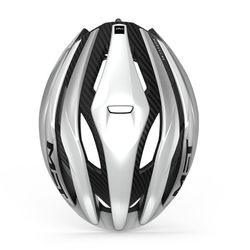 MET TRENTA 3K CARBON MIPS HELMET WHITE/METALLIC SILVER