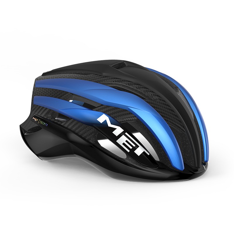 Casco bici marca Met modelo trenta 3k carbon mips color azul y negro —  OnVeló Cycling