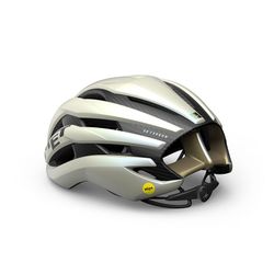CASCO MET TRENTA 3K CARBON MIPS VAINILLA HIELO/ORO MATE 56-58 M