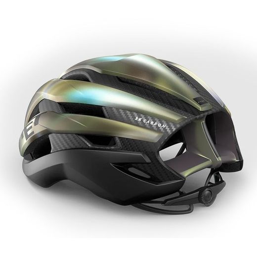 CASQUE MET TRENTA 3K CARBON MIPS VERT DIFFUSÉ MAT