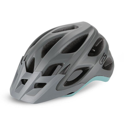 Helmet TRAIL - M (54-58 cm), gray/sky blue