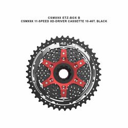 Cassette SUNRACE CSMX9X 11-SPEED XD-DRIVER CASSETTE 10-46T. BLACK