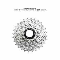 CASSETTA SUNRACE CSR91 9V (11-28) NICHEL