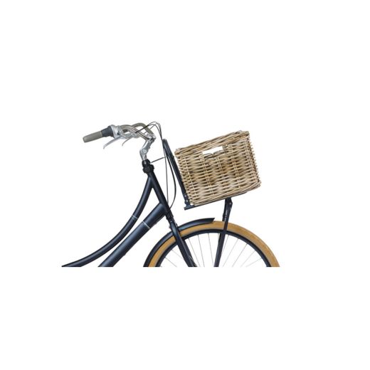 Cesta delantera BASIL "Dax L", gris
