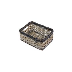 Cesta delantera BASIL "Dijon S", gris/negro