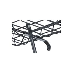 Cesta delantera BASIL "Portland", 25L, negro mate