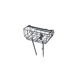 Cesta delantera BASIL "Portland", 25L, negro mate