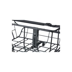Cesta delantera BASIL "Portland", 25L, negro mate