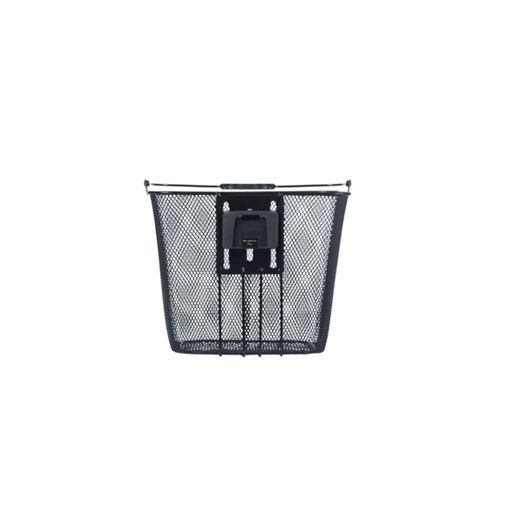 Cesta delantera fija BASIL "Bilbao" BaseEasy, negra