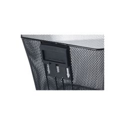Cesta delantera fija BASIL "Bilbao" KF, negra