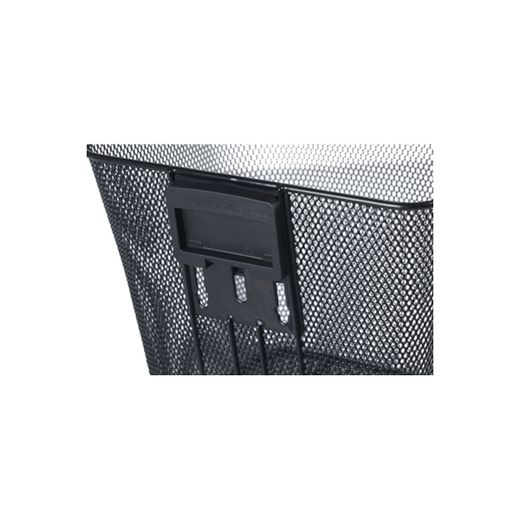 Cesta delantera fija BASIL "Bilbao" KF, negra